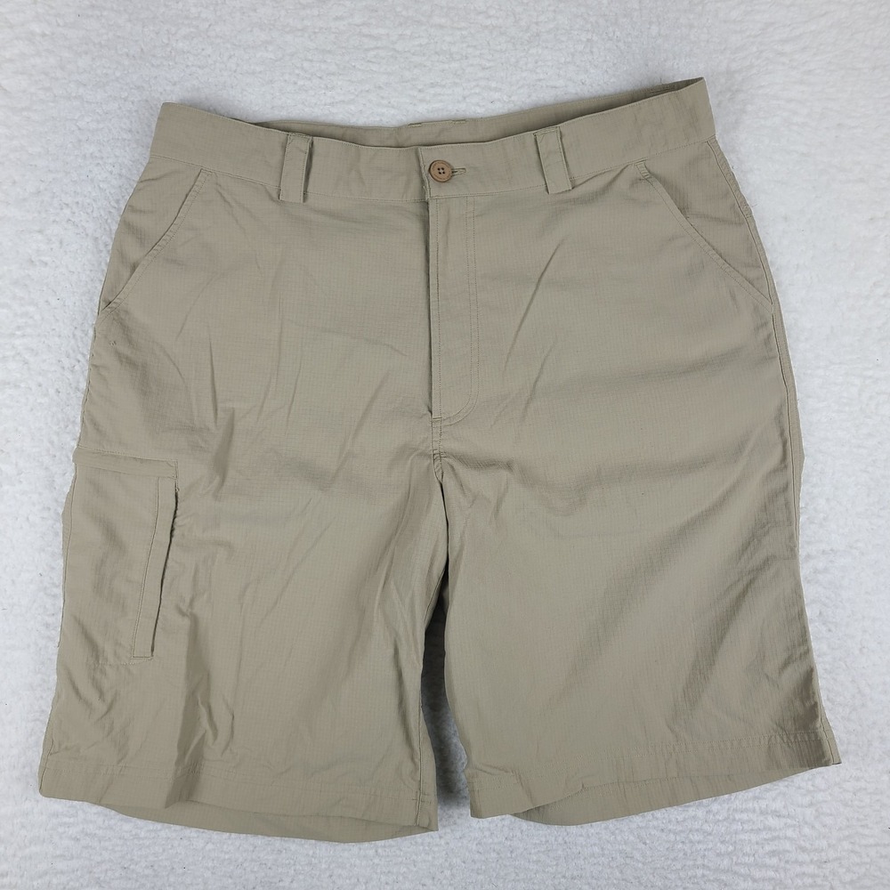 Under Armour Shorts Mens 38 Beige Tan 9" Inseam Hybrid Chino Performance Golf *